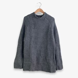 PrettyLittleThing Women’s Chunky Cable Knit Gray Medium